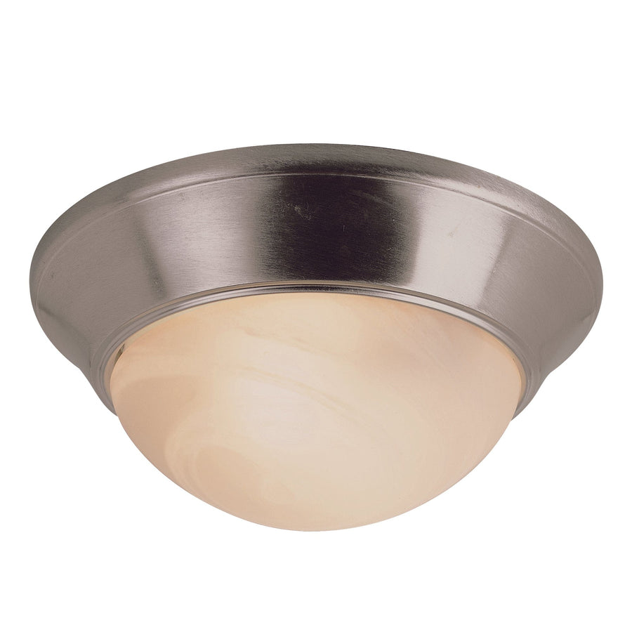 Trans Globe Athena 14" Flush Mount - Brushed Nickel
