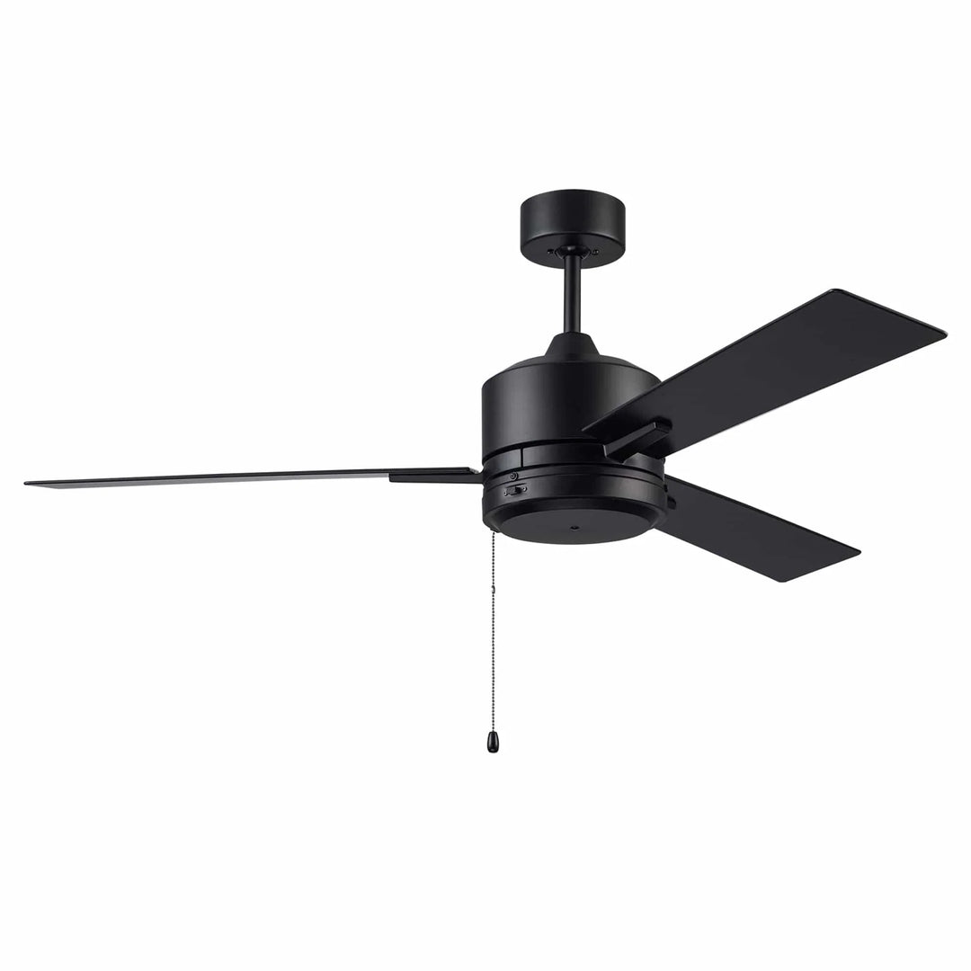 Trans Globe Baakman 3 - blade Transitional Ceiling Fan Light Kit Only- Black