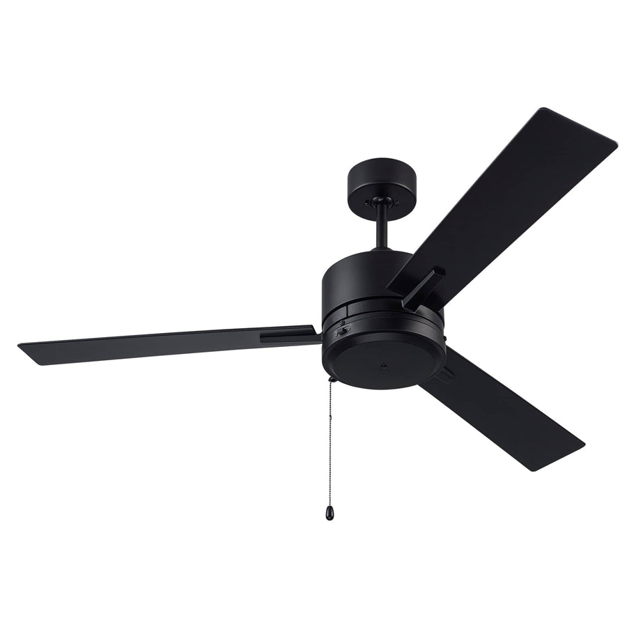 Trans Globe Baakman 3 - blade Transitional Ceiling Fan Light Kit Only- Black