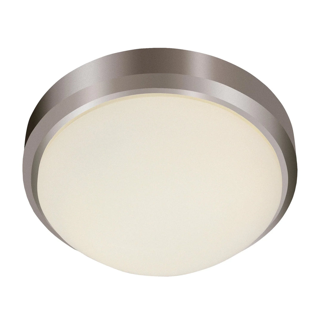Trans Globe Bliss 13" Flushmount Qrtr Turn - Brushed Nickel