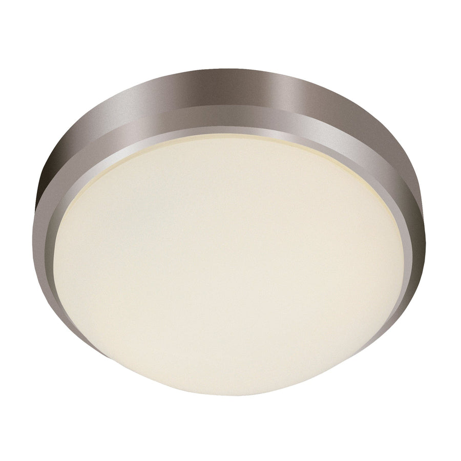 Trans Globe Bliss 13" Flushmount Qrtr Turn - Brushed Nickel