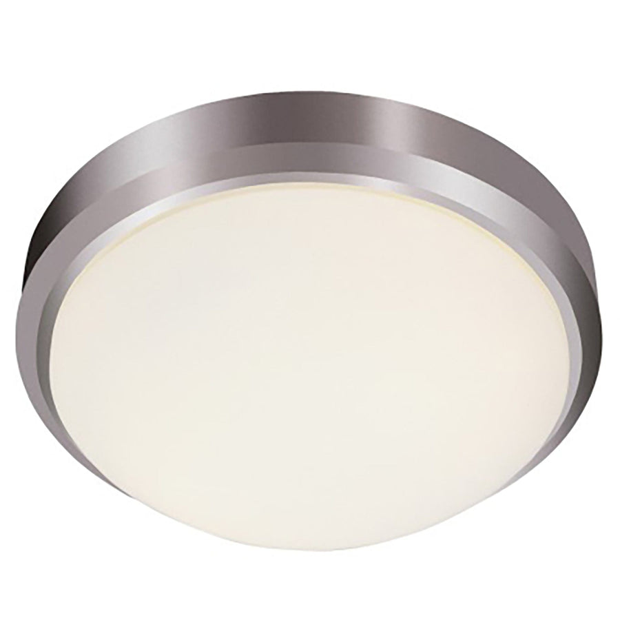 Trans Globe Bliss 15" Flushmount Qrtr Turn - Brushed Nickel