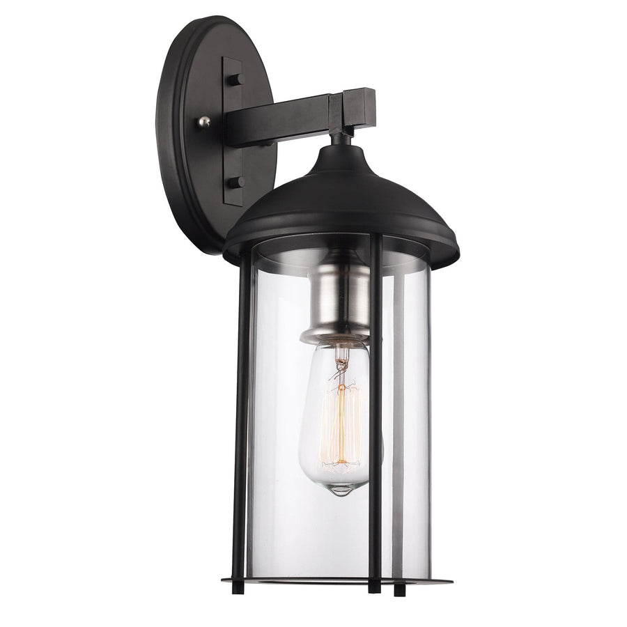 Trans Globe Blues 9" Wall Lantern - Black