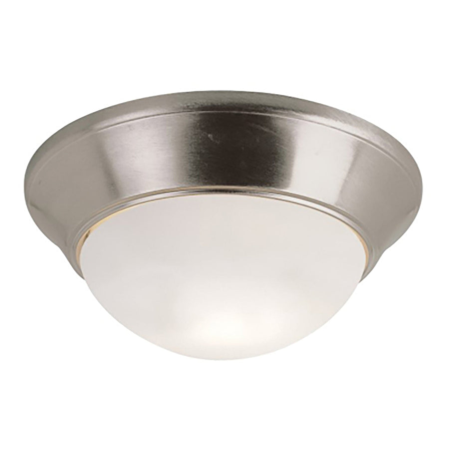 Trans Globe Bolton 11" Flush Mount - Brushed Nickel