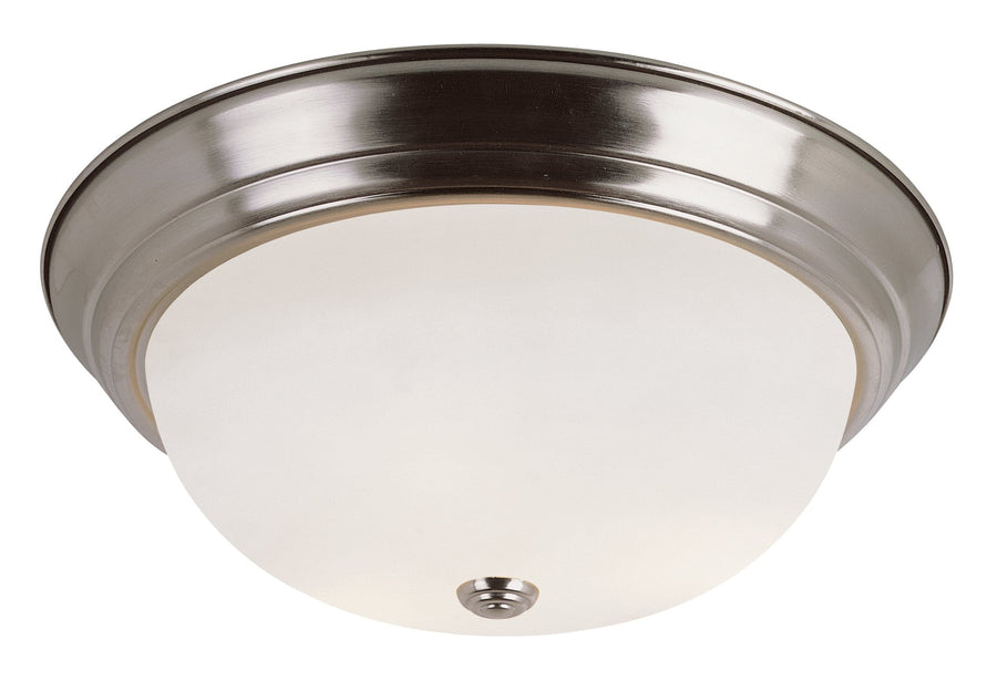 Trans Globe Bowers 11" Flushmount Marbleized Glass -  Rubbed Oil Bronze