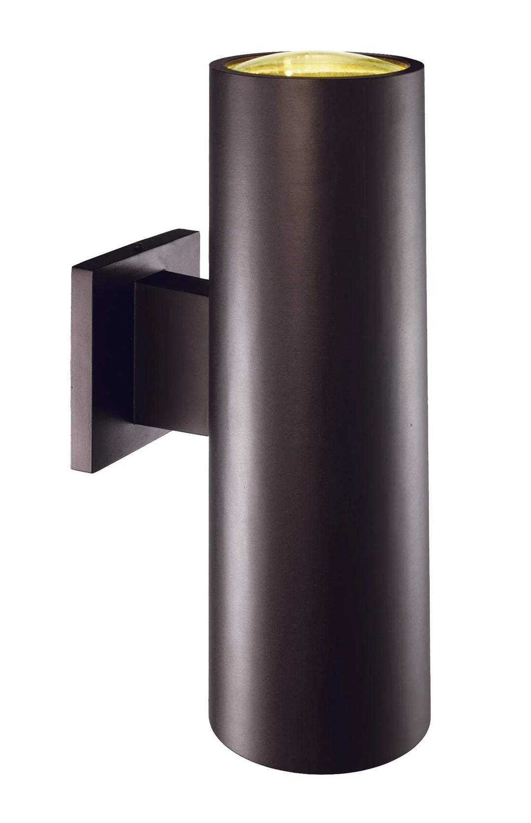 Trans Globe Cali Collection Cylindrical Metal Outdoor Pocket Wall Light- Bronze