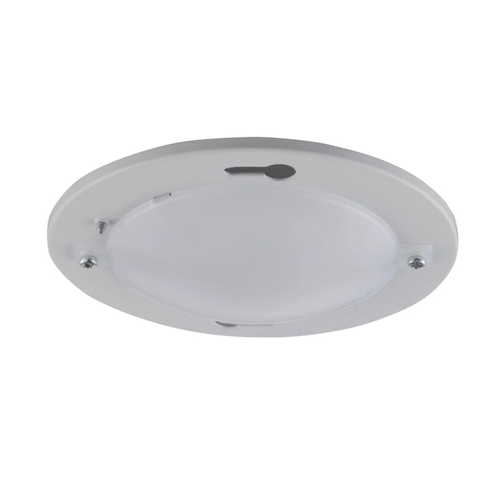 Trans Globe Camden 1-Light Low-Profile Disc Keyless - White