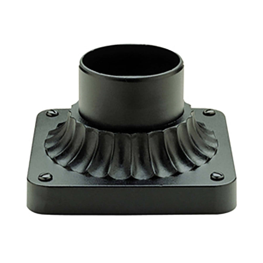 Trans Globe Canby 3.25" Post Base Mount - Black