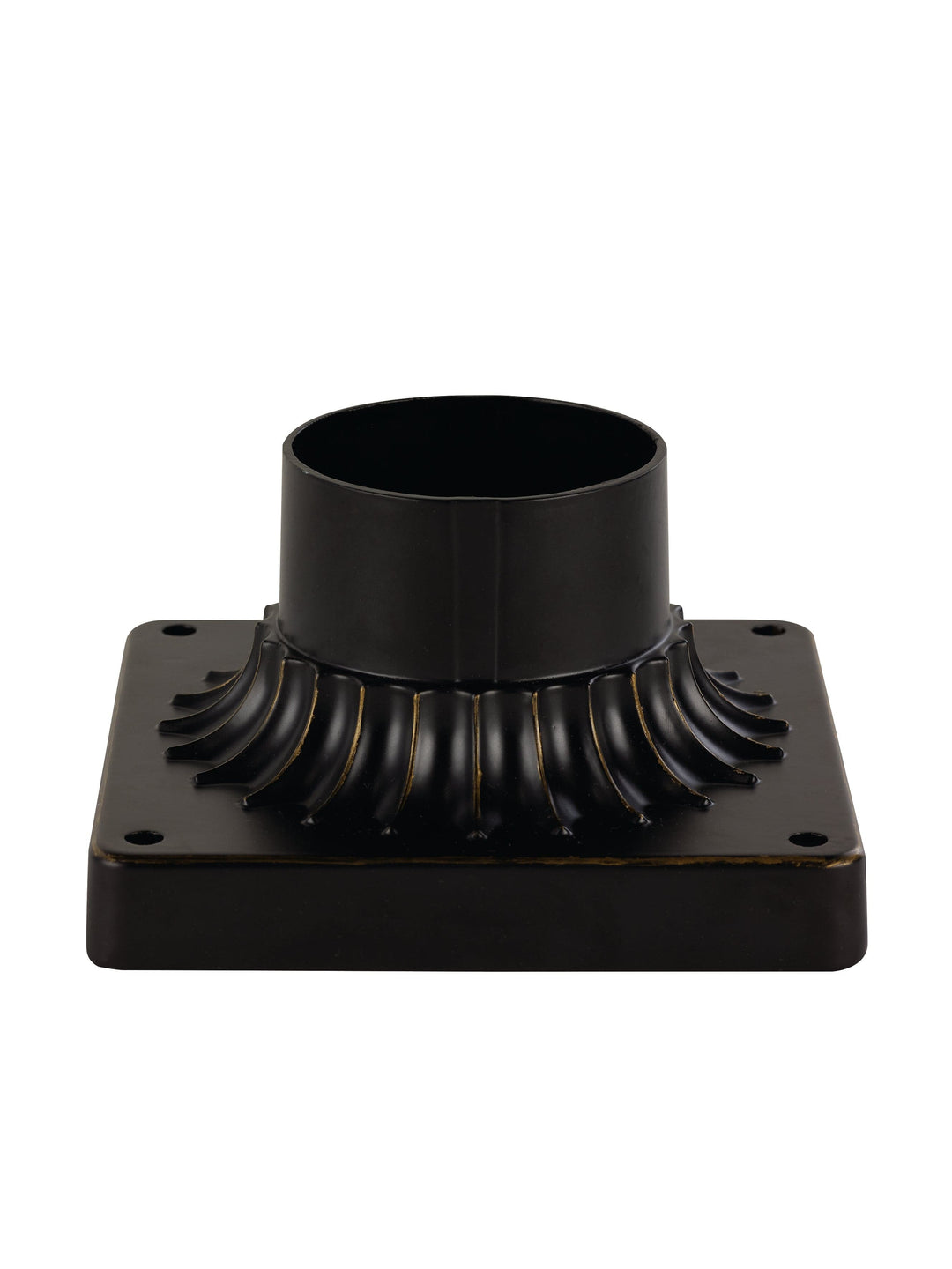 Trans Globe Canby 3.25" Post Base Mount - Rubbed Oil Bronze