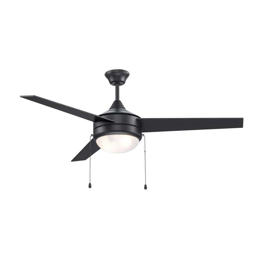 Trans Globe Cappleman 2-Light, 3-Blade Transitional Ceiling Fan - Black