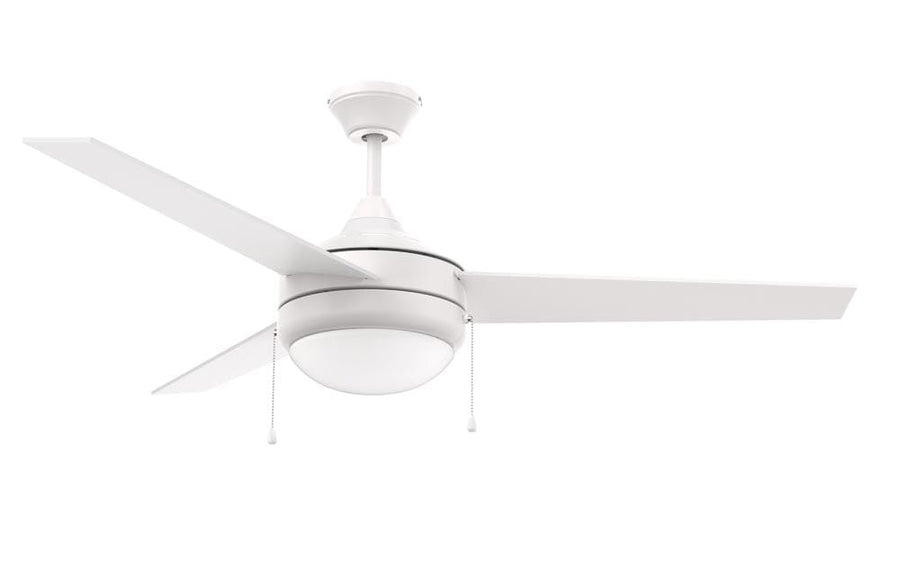 Trans Globe Cappleman 2-Light, 3-Blade Transitional Ceiling Fan -White