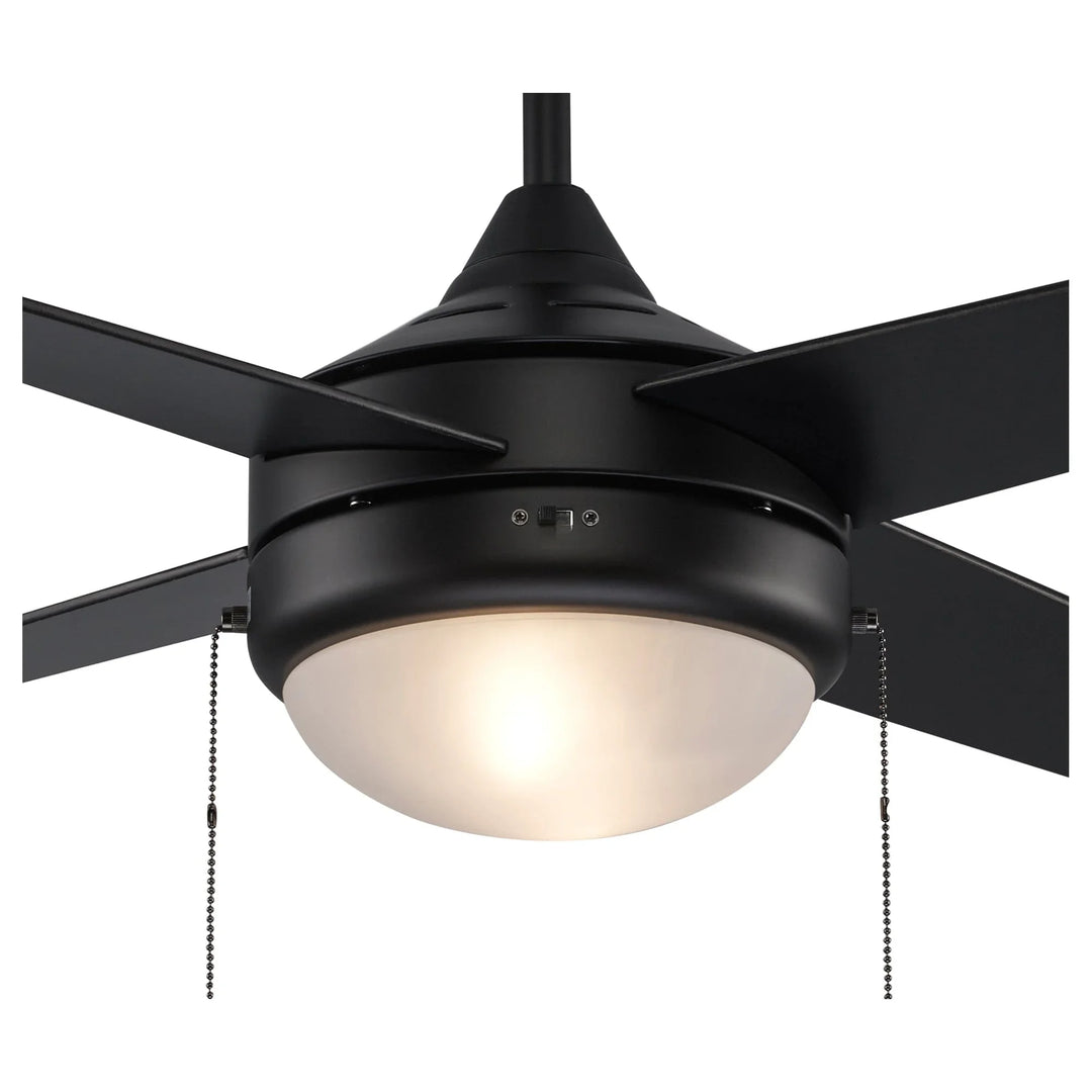 Trans Globe Cappleman Energy Star 4-Blade Transitional Ceiling Fan - Black