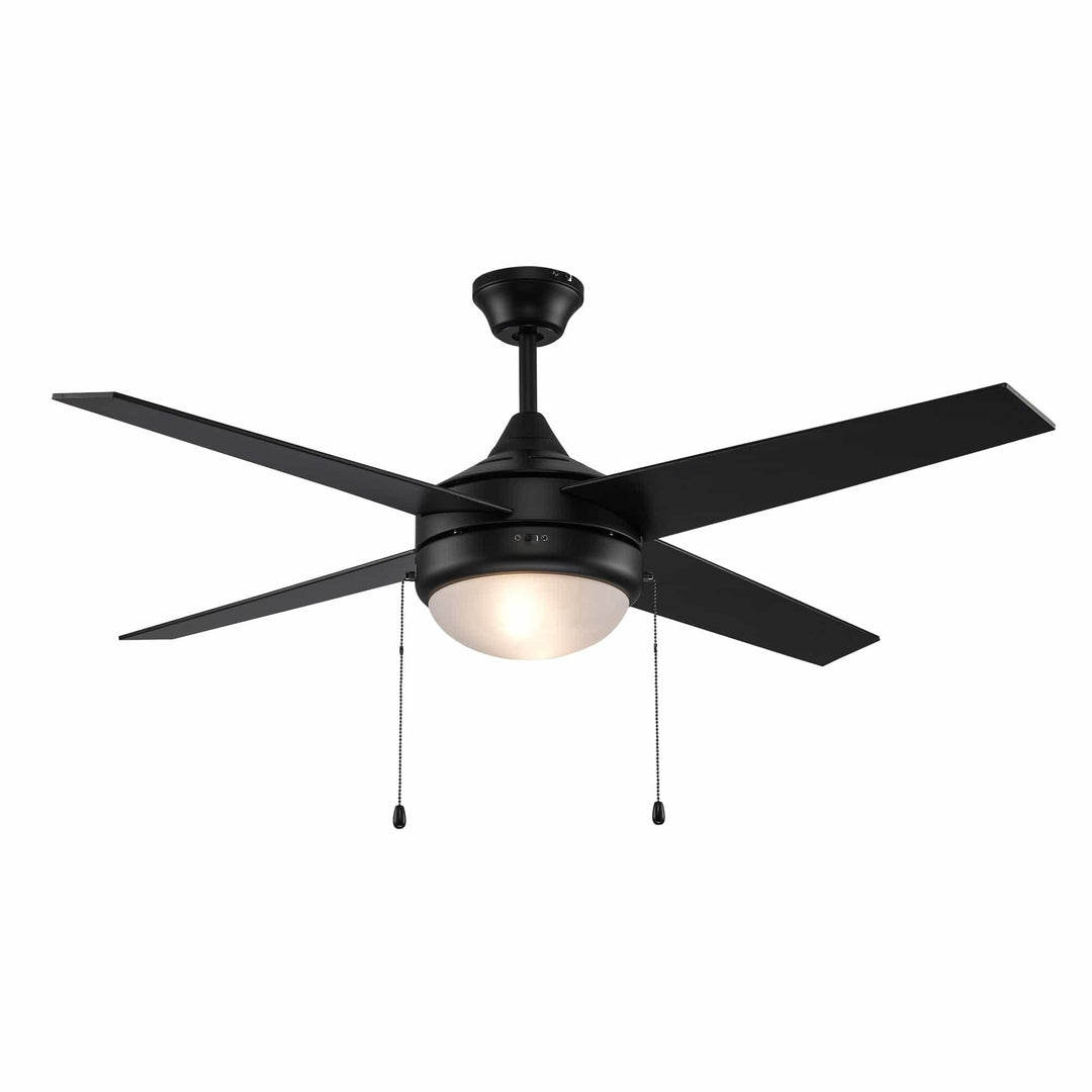 Trans Globe Cappleman Energy Star 4-Blade Transitional Ceiling Fan - Black