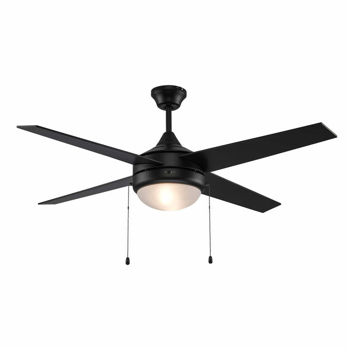 Trans Globe Cappleman Energy Star 4-Blade Transitional Ceiling Fan - Black