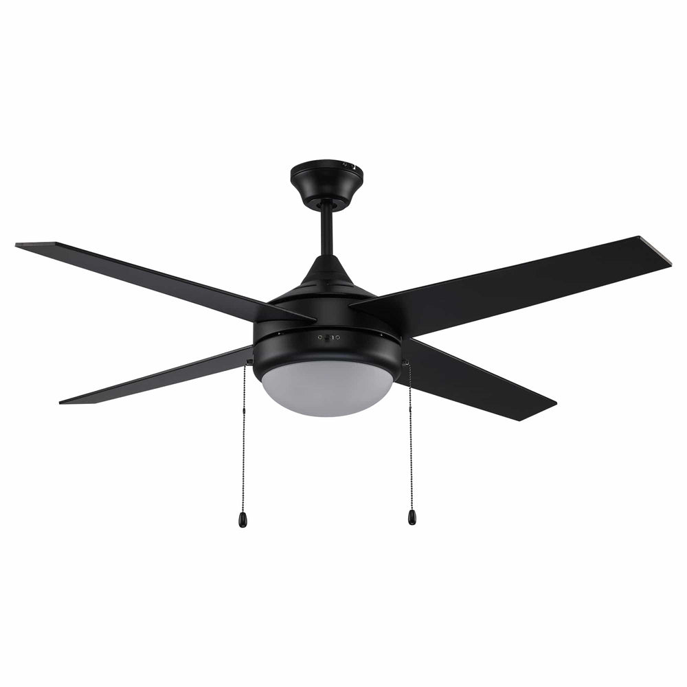 Trans Globe Cappleman Energy Star 4-Blade Transitional Ceiling Fan - Black