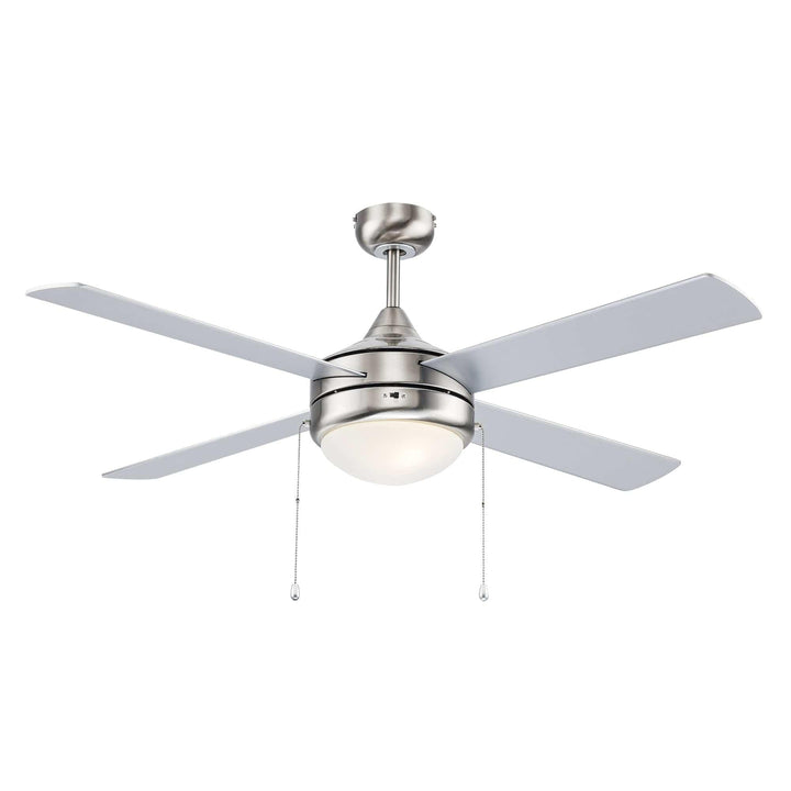 Trans Globe Cappleman Energy Star 4-Blade Transitional Ceiling Fan - Brushed Nickel