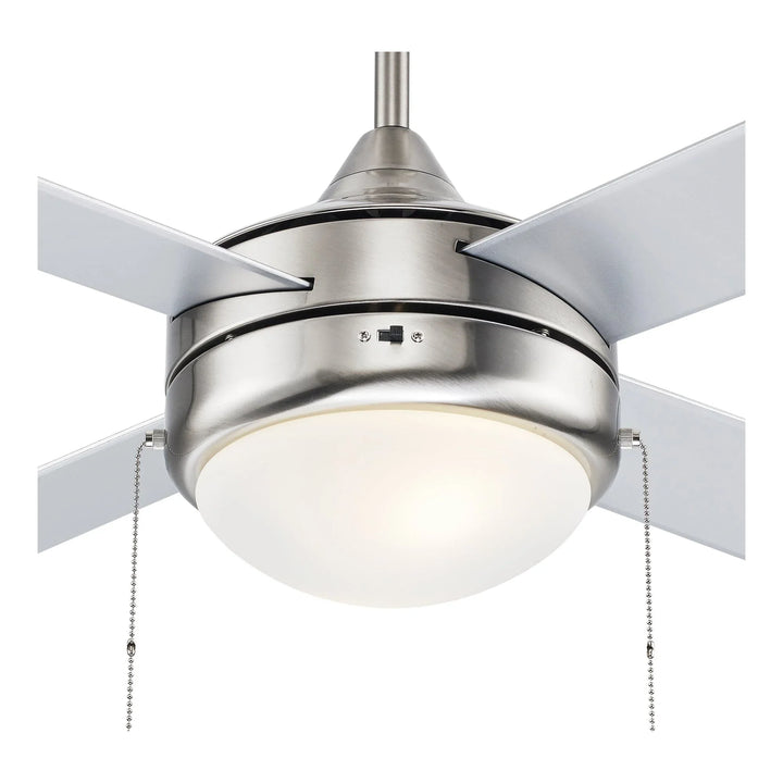 Trans Globe Cappleman Energy Star 4-Blade Transitional Ceiling Fan - Brushed Nickel