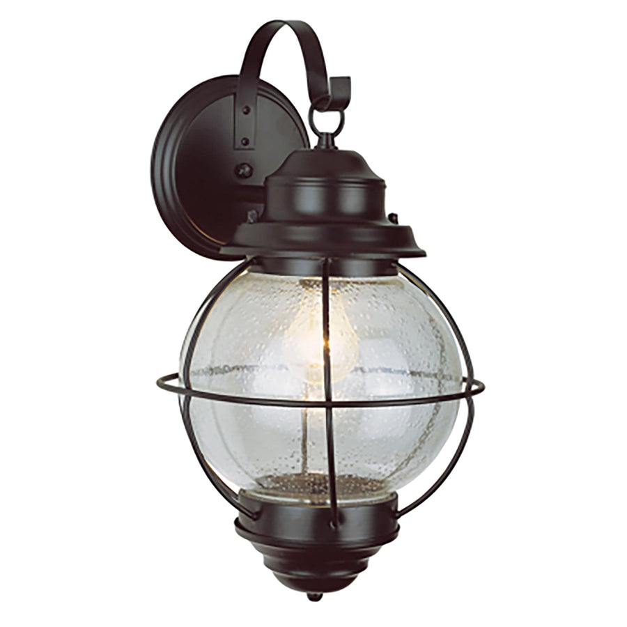 Trans Globe Catalina 15" Wall Lantern Light - Rustic Bronze