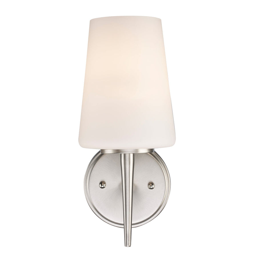 Trans Globe ClassicHorizon 1 - Light Wall Sconce Trapered Stems - Brushed Nickel