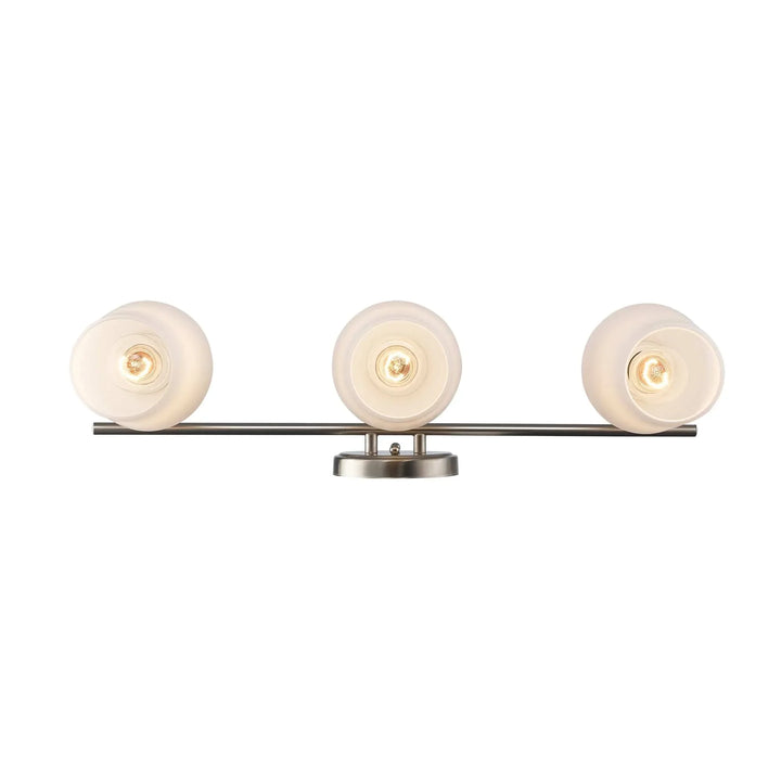 Trans Globe ClassicHorizon 3 - Light Vanity Trapered Stems - Brushed Nickel