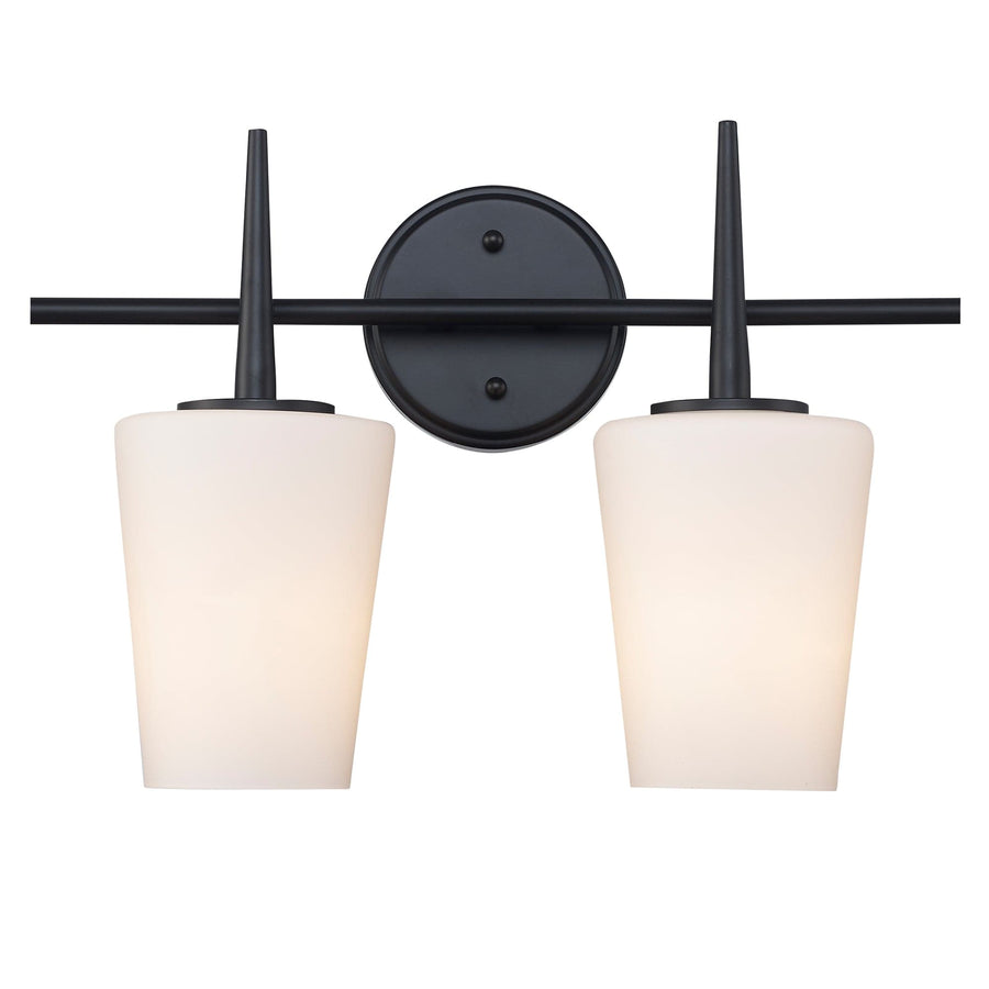 Trans Globe ClassicHorizon 4 - Light Vanity Tapered Stems - Black