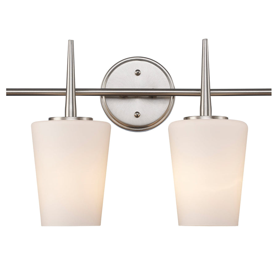 Trans Globe ClassicHorizon 4 - Light Vanity Tapered Stems - Brushed Nickel