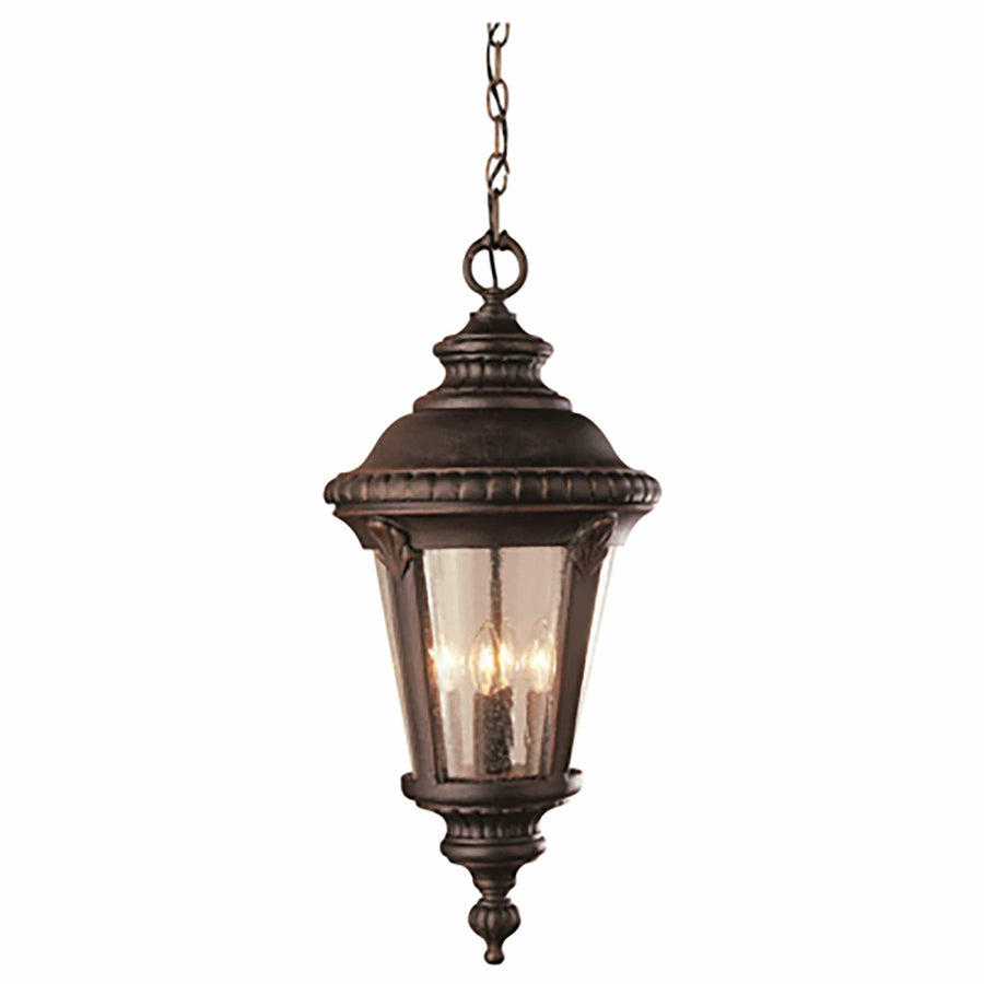 Trans Globe Commons 17" Hanging Lantern -Rust