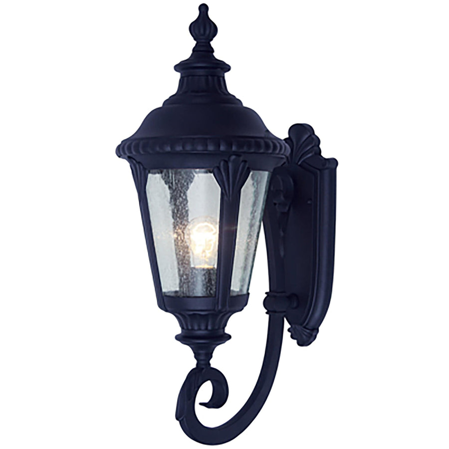 Trans Globe Commons 19" Wall Lantern - Black