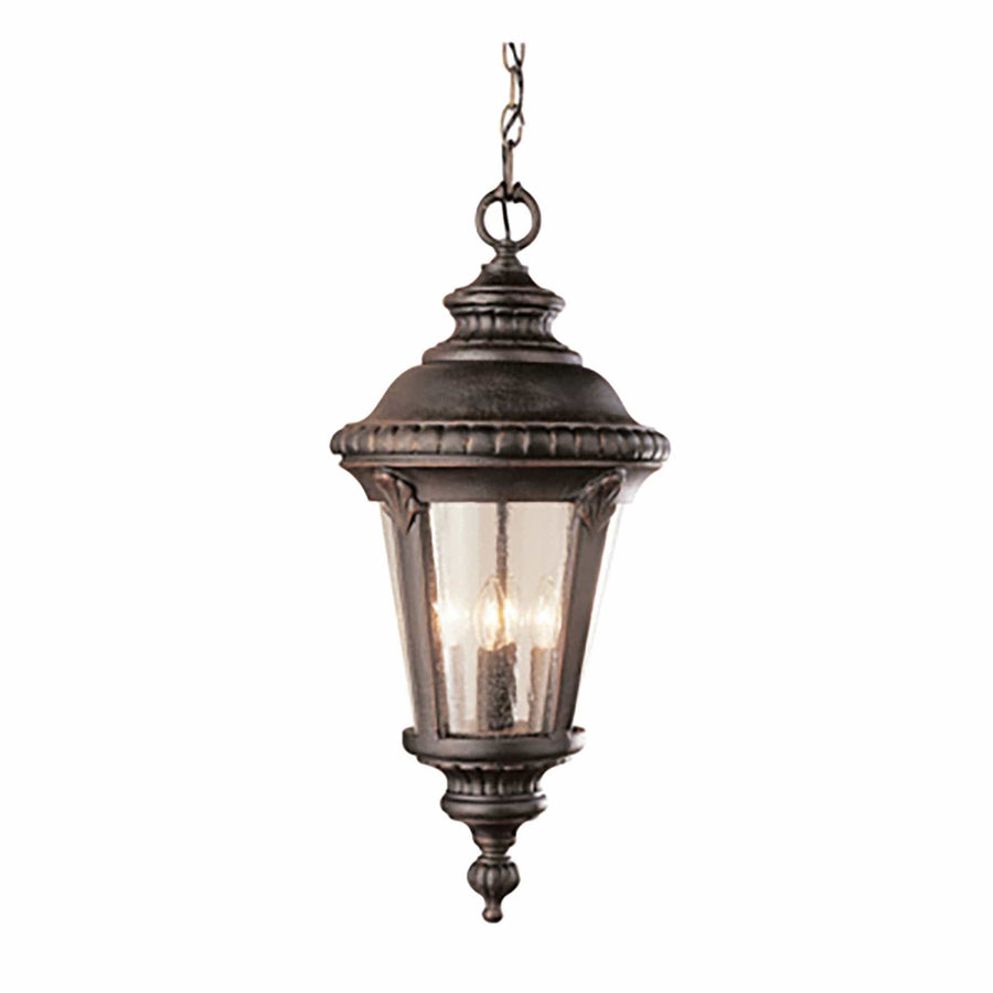 Trans Globe Commons 22" Hanging Lantern -Black