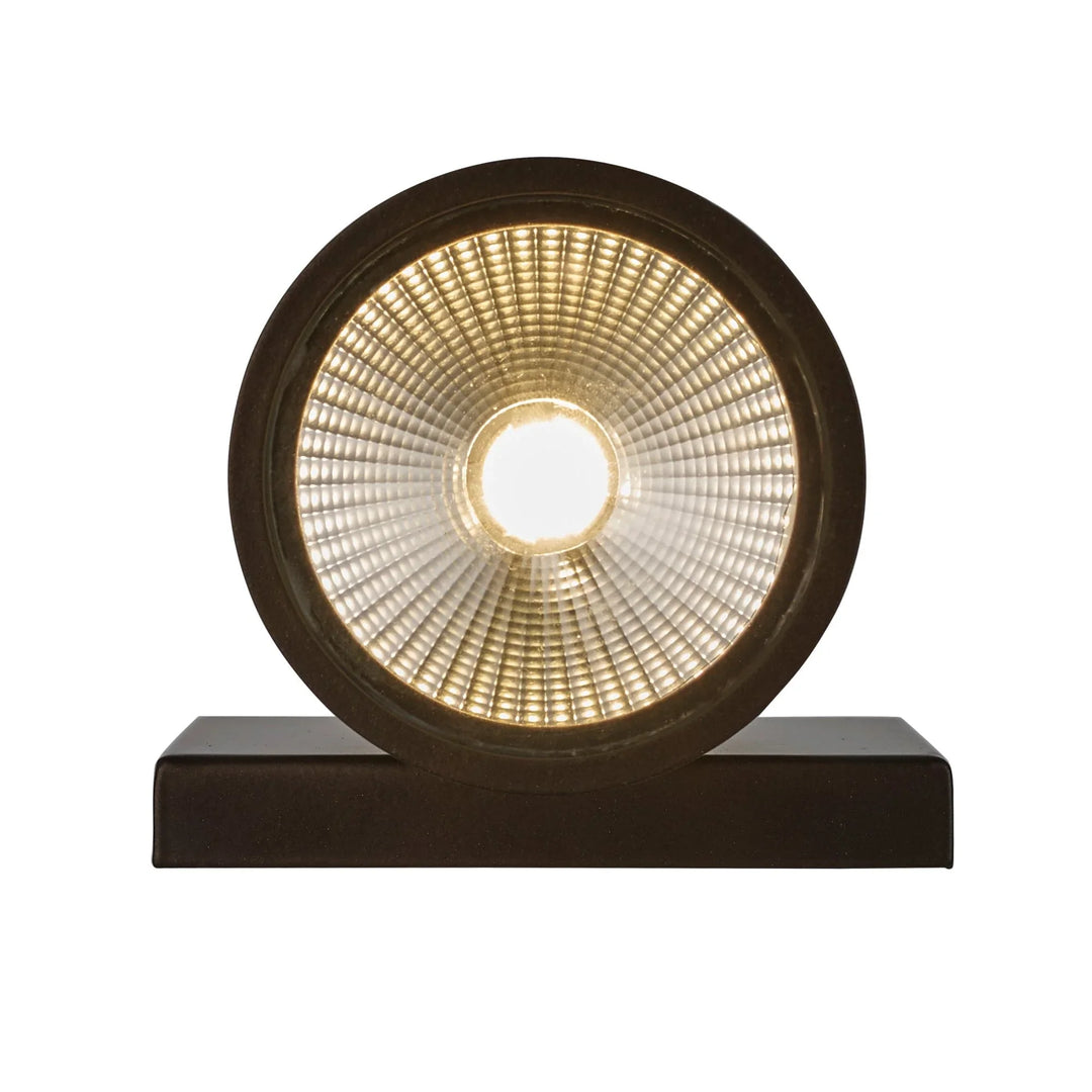 Trans Globe Compact Collection, Tubular/Cylindrical, Outdoor Metal Wall Sconce Light ADA - Bronza