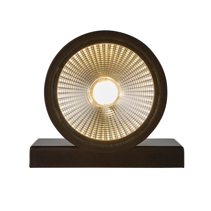 Trans Globe Compact Collection, Tubular/Cylindrical, Outdoor Metal Wall Sconce Light ADA - Bronze