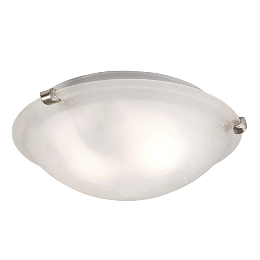 Trans Globe Constellation 12" Flush Mount Indoor Ceiling Light Clips - Brushed Nickel