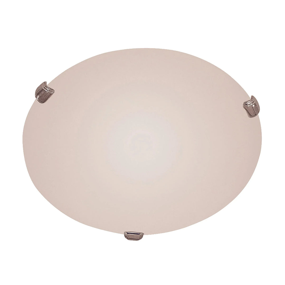 Trans Globe Cullen 12" Flush Mount Indoor Ceiling Light Clips - Polished Chrome