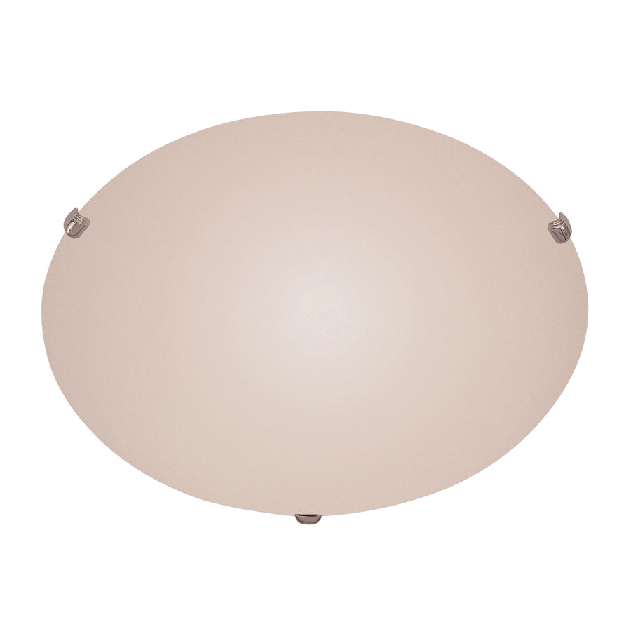 Trans Globe Cullen 20" Flush Mount Ceiling Light Clips - Polished Chrome