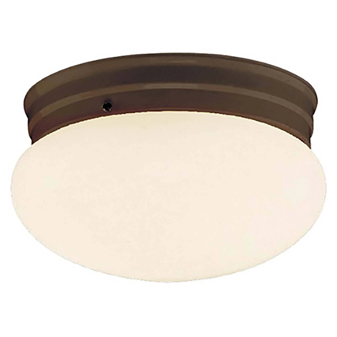 Trans Globe Dash 10" Flushmount Mushroom - Rubbed Oil Bronze