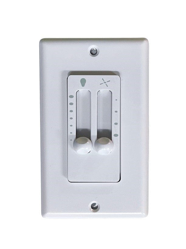 Trans Globe Dual- Slide Dimming Fan Wall Co -  White