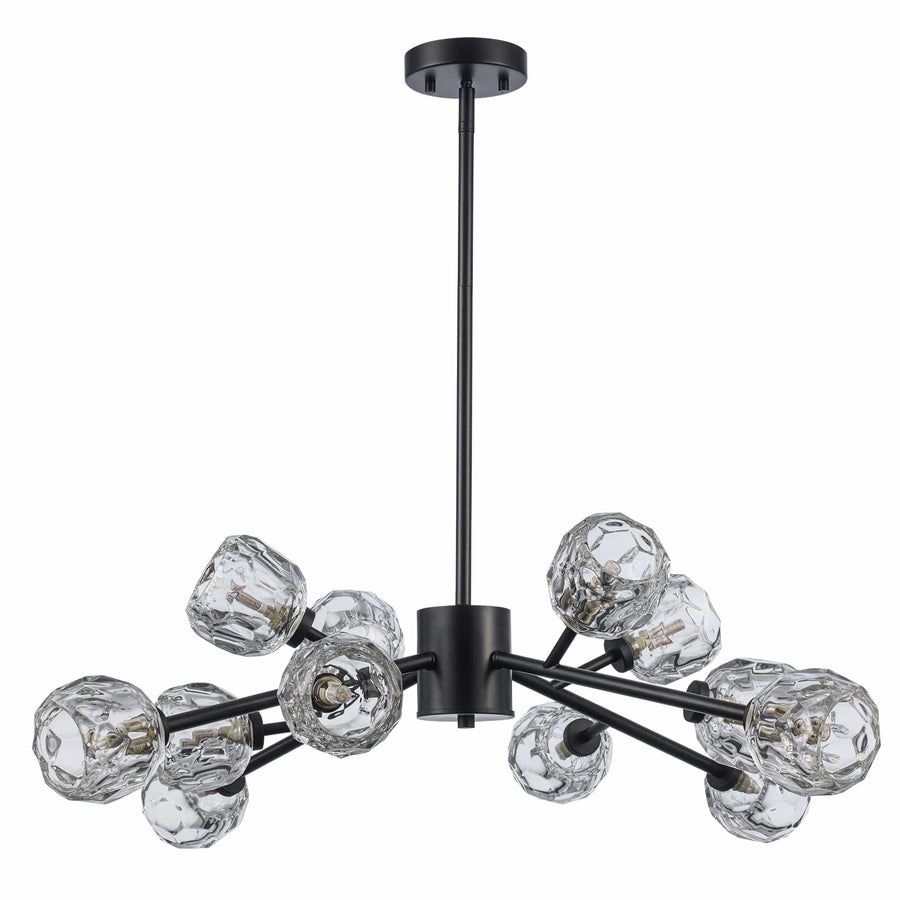 Trans Globe Fitz 9-light Modern Crystal Shade - Black