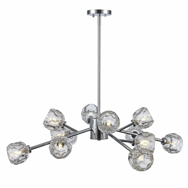 Trans Globe Fitz 9-light Modern Crystal Shade - Polished Chrome