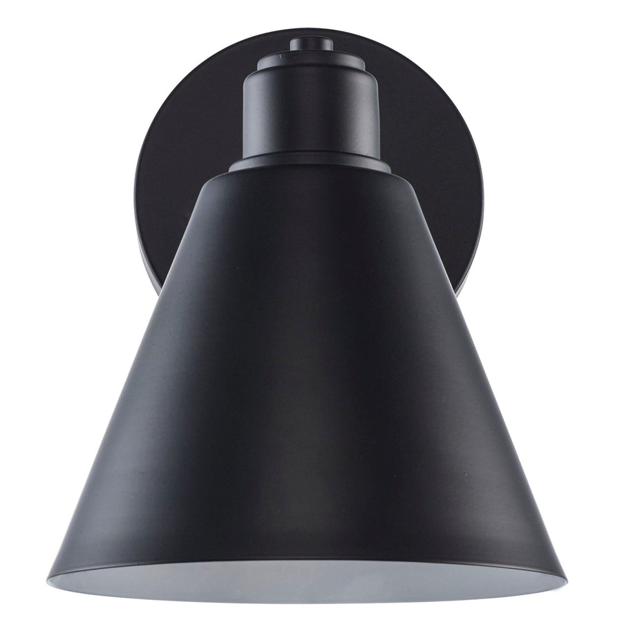 Trans Globe ForgeLume 1 - Light Dimmable Wall Sconce Light Metalshades - Black