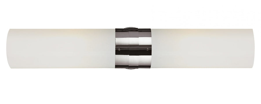 Trans Globe Fusion Reversible Tubular 15.75-inch Vanity Bar Light - Polished Chrome