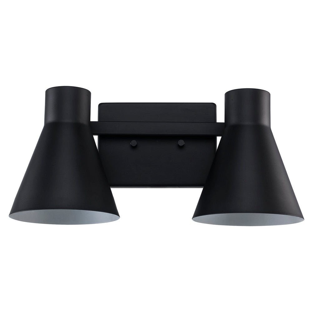 Trans Globe Gearshine 2 - Light Dimmable Vanity Flared Shade - Black