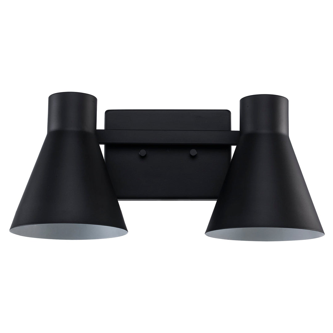 Trans Globe Gearshine 2 - Light Dimmable Vanity Flared Shade - Black