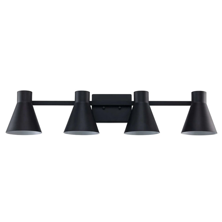 Trans Globe Gearshine 4 - Light Dimmable Vanity Flared Shades - Black