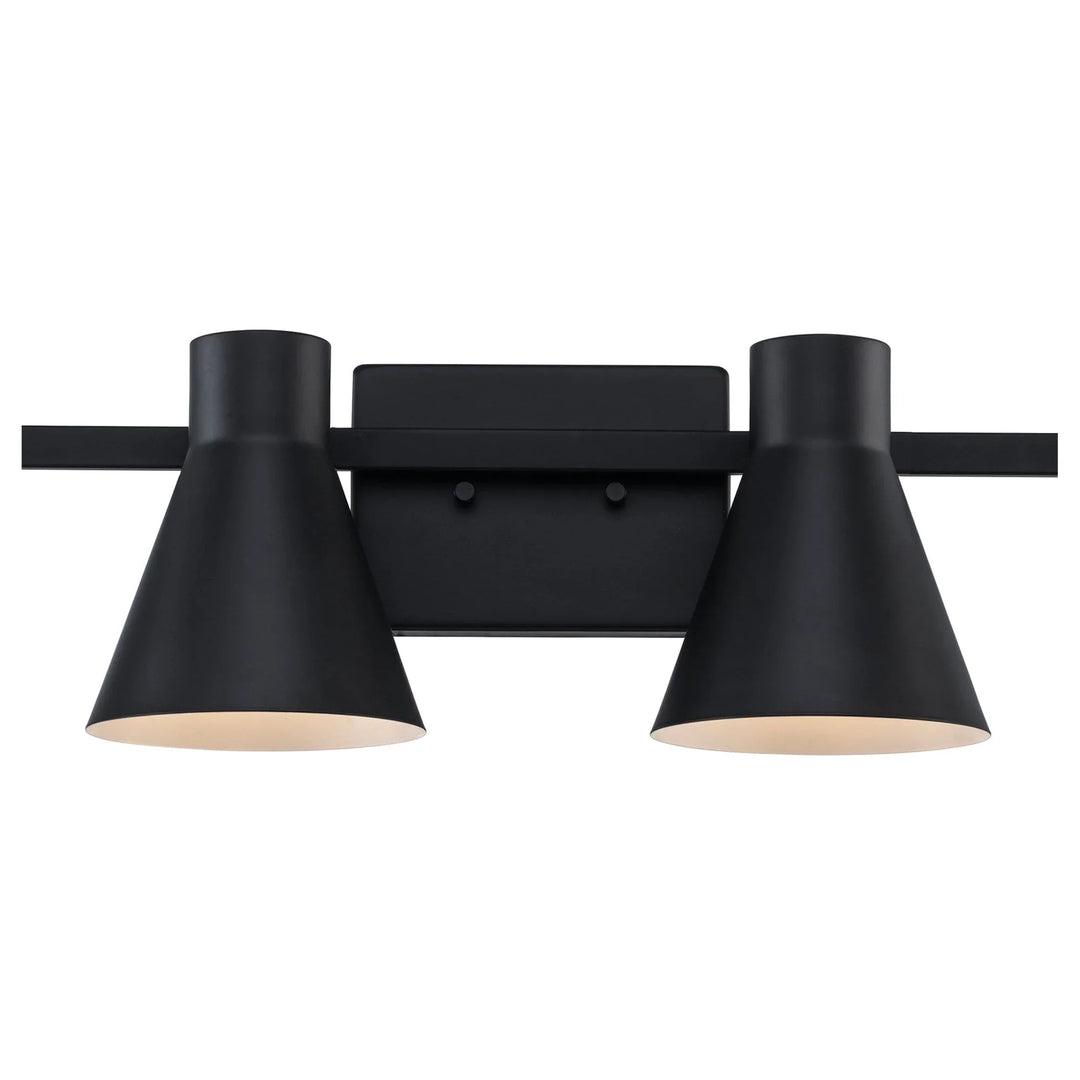 Trans Globe Gearshine 4 - Light Dimmable Vanity Flared Shades - Black
