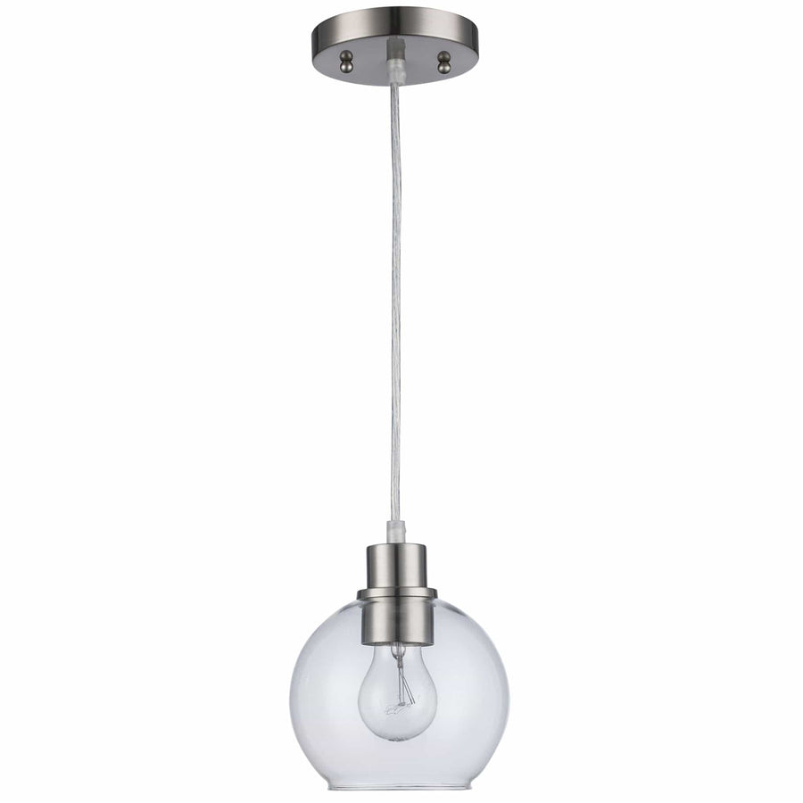 Trans Globe Grand 1 - Light Dimmable Lighting - Brushed Nickel