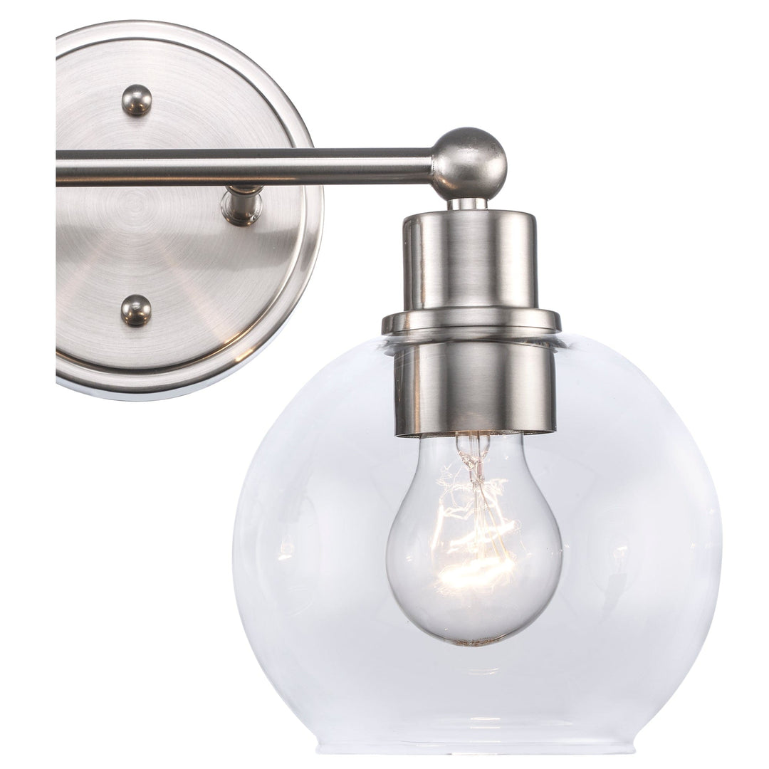 Trans Globe Grand 2 - Light Dimmable Vanity  Bailey - Brushed Nickel