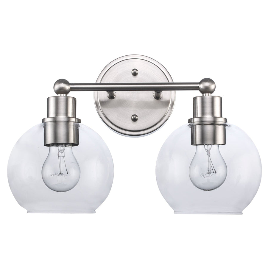 Trans Globe Grand 2 - Light Dimmable Vanity  Bailey - Brushed Nickel