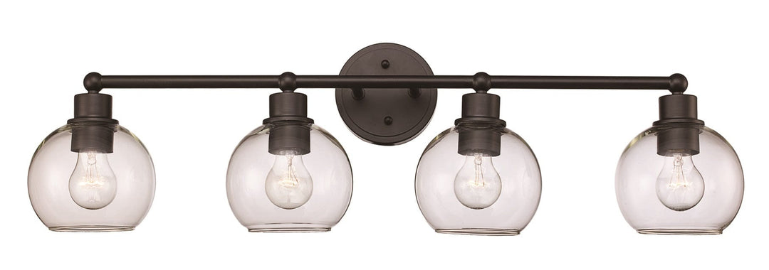 Trans Globe Grand 3 - Light Dimmable Vanity Bailey - Black