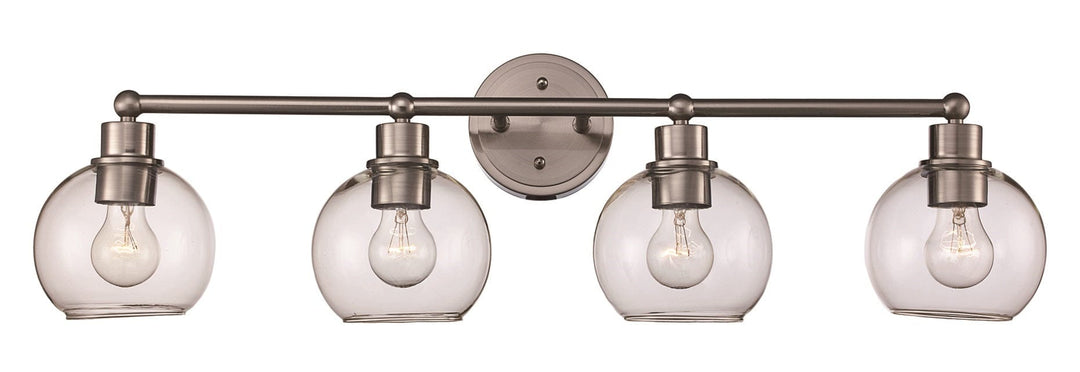 Trans Globe Grand 3 - Light Dimmable Vanity Bailey - Brushed Nickel