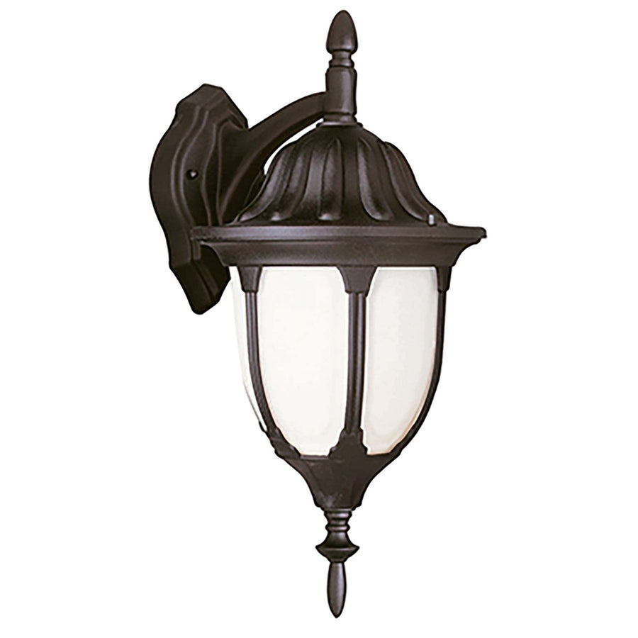 Trans Globe Hamilton 13" Wall Lantern - Black